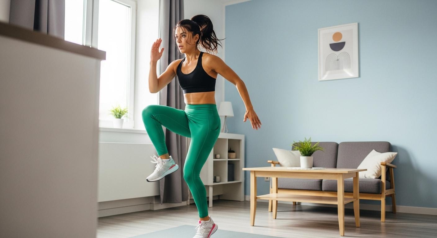 Small-Space Cardio Workout Routine at Home Made Simple